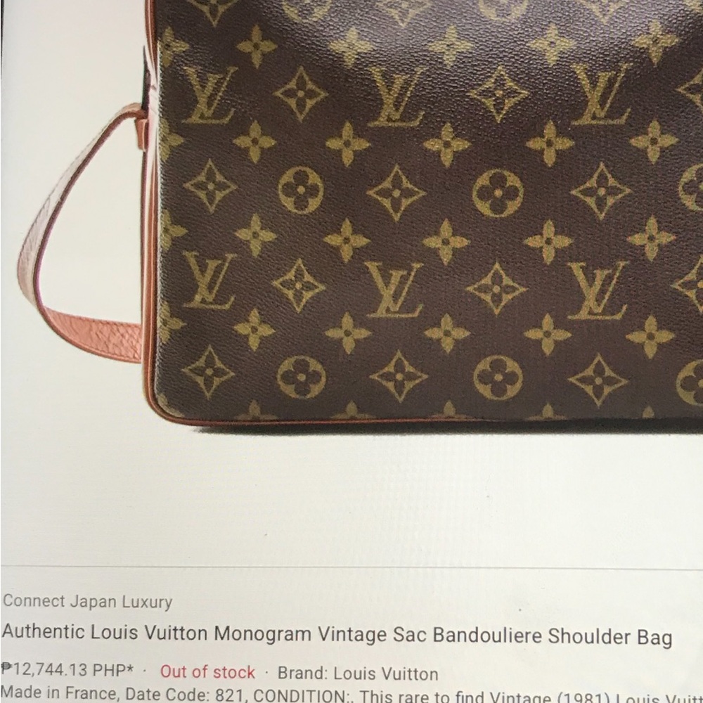 Louis Vuitton Brown Monogram Shoulder Bag - Picture 2 of 8